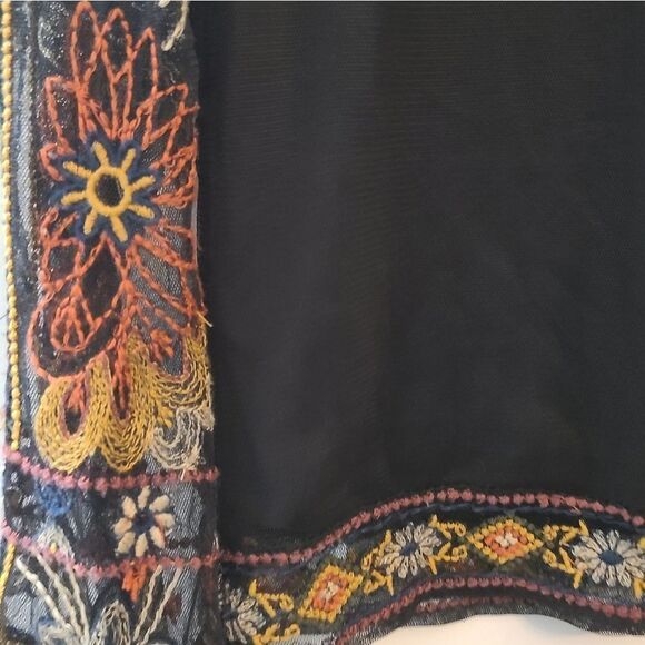 American Eagle Sheer Embroderied Boho Blouse - Picture 10 of 12